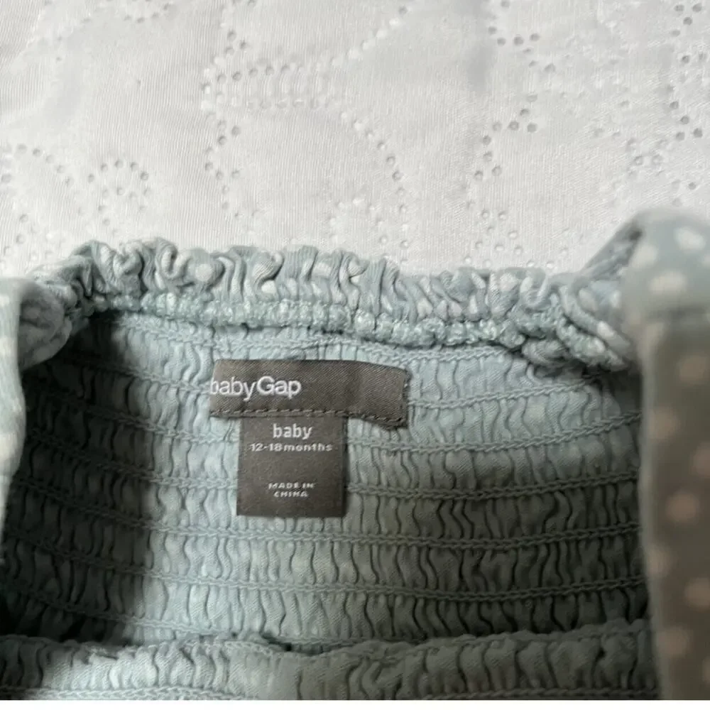 Gap Smocked Full Sleeve Dress 18m